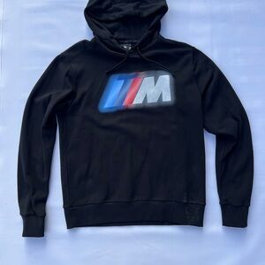 BMW+PUMA Black Hoodie with M Series Logo EUC